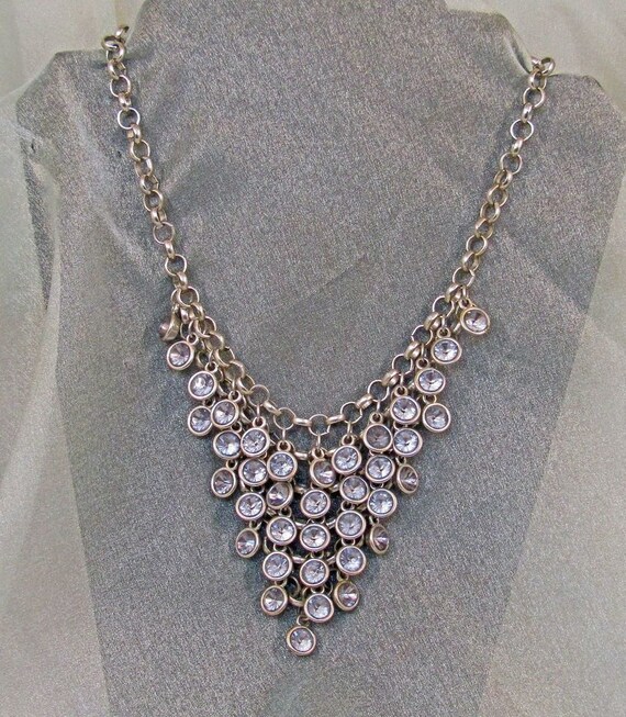 Unique Rhinestone Necklace - image 3