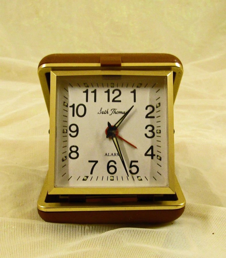 Seth Thomas Travel Alarm Clock Etsy