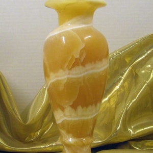Carved Stone Classic Form Vase