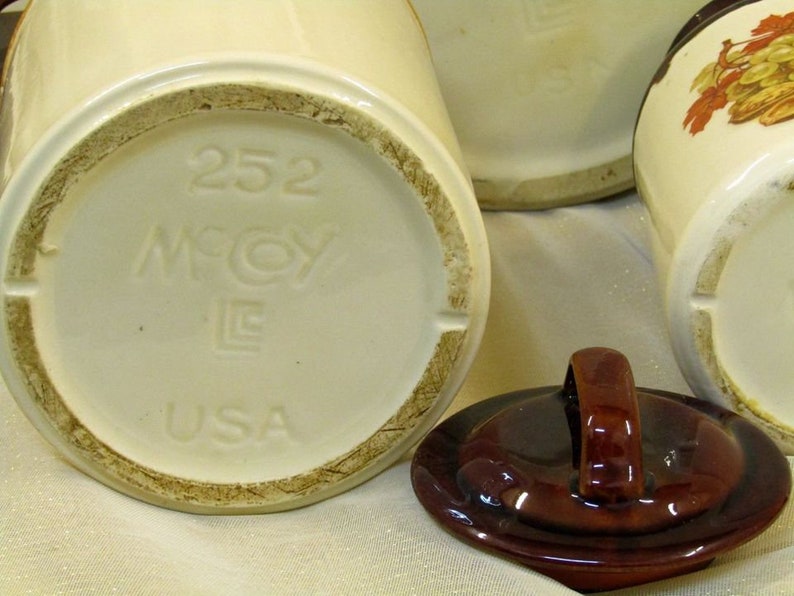 Vintage Mccoy Canister Set Etsy