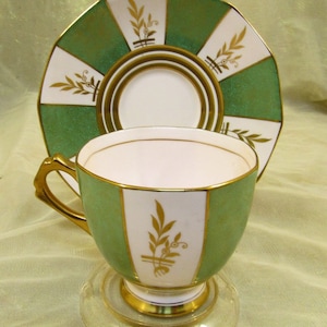 Vintage Tuscan Bone China Tea Cup and Saucer