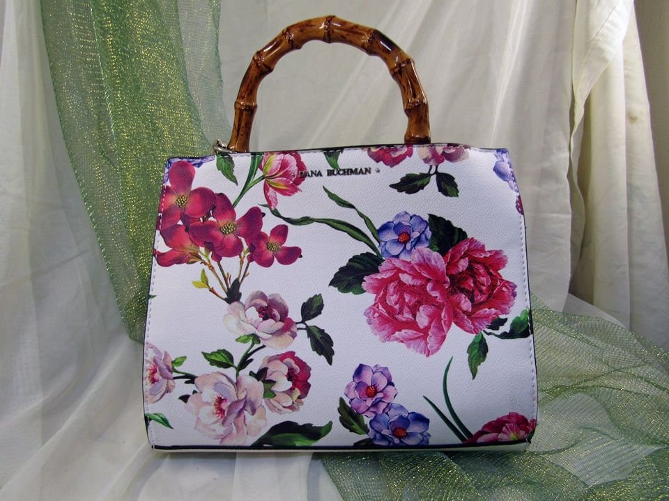 Buchman Floral Purse Dana Buchman Purple Purse Buchman Floral