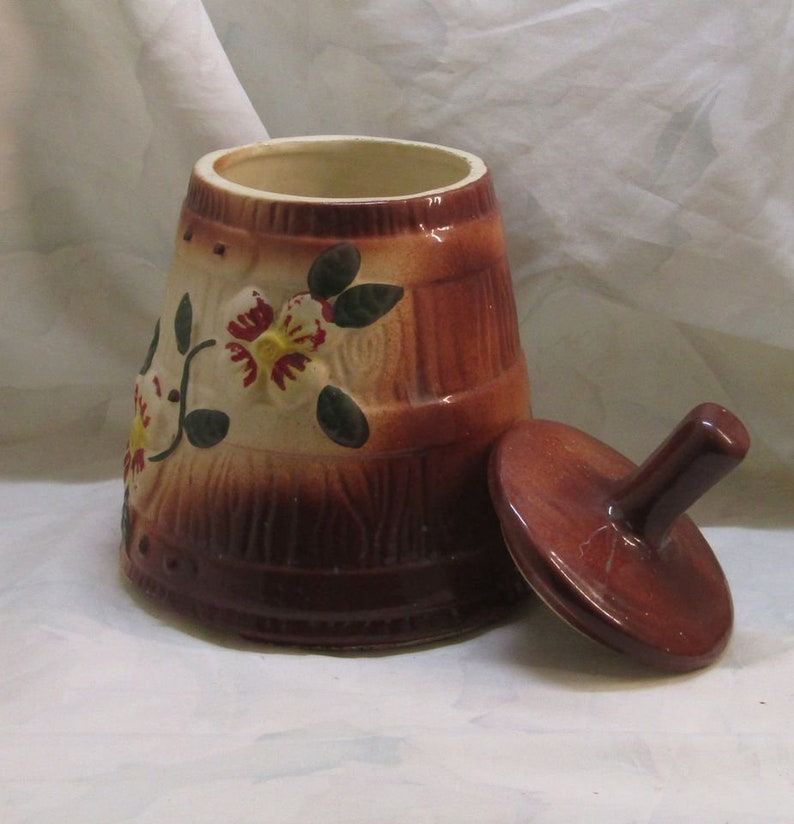 Vintage Mccoy Butter Churn Cookie Jar Etsy