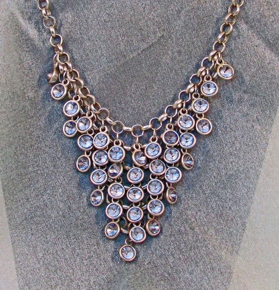 Unique Rhinestone Necklace - image 1