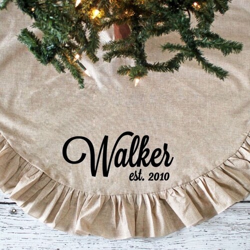 Mini Burlap Tree Skirt 