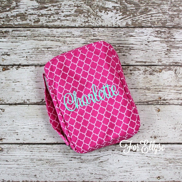 Pink Quatrefoil Bible Carrying Case - soft sided Bible cover