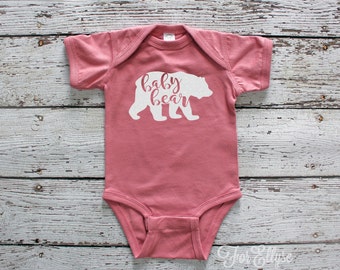 Baby Bear bodysuit - one piece newborn - unisex infant onesie