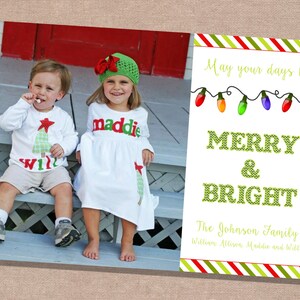 Christmas Photo Card - Christmas Card - Holiday Photo Card - Holiday Card - Printable Christmas Card - Digital Christmas File