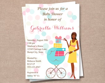 Baby Shower Invitation - Gender Neutral Baby Shower Invitation - Baby Shower - Printable Baby Shower Invitation - DIY Invitation