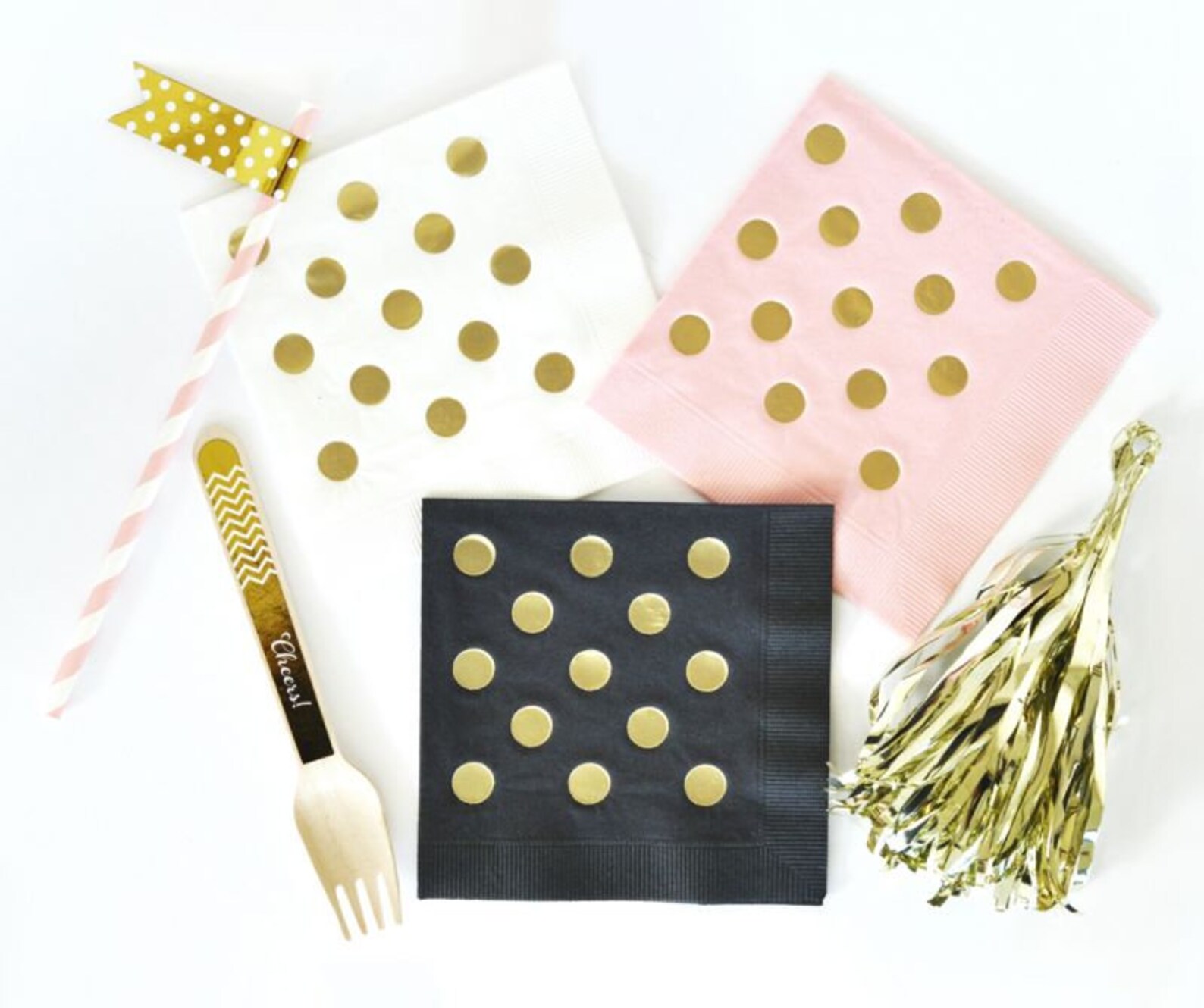 Metallic Gold BIRTHDAY Napkins Birthday Decor Birthday Ideas Set of 25 Etsy