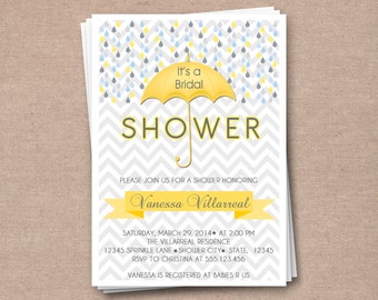 Bridal Shower Invitation - Wedding Shower Invitation - Shower Invitation - Printable Bridal Shower Invitation