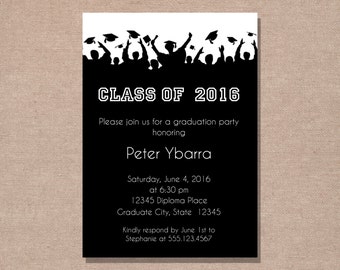 Graduation Party Invitation - Graduation Announcement - Printable Graduation Party Invitation