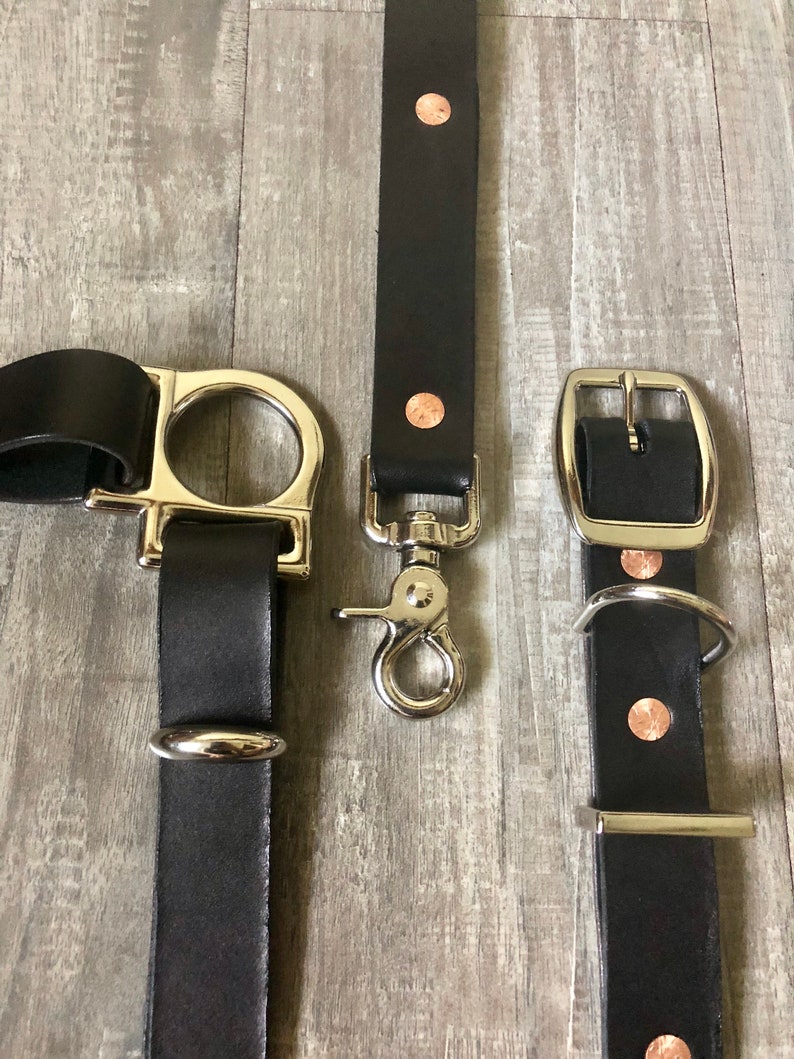 Short Leash Lead Leash Training Leash Dog Lead Leather Dog Lead Personalized Black Leather Dog Lead Leash with Name Traffic Leash