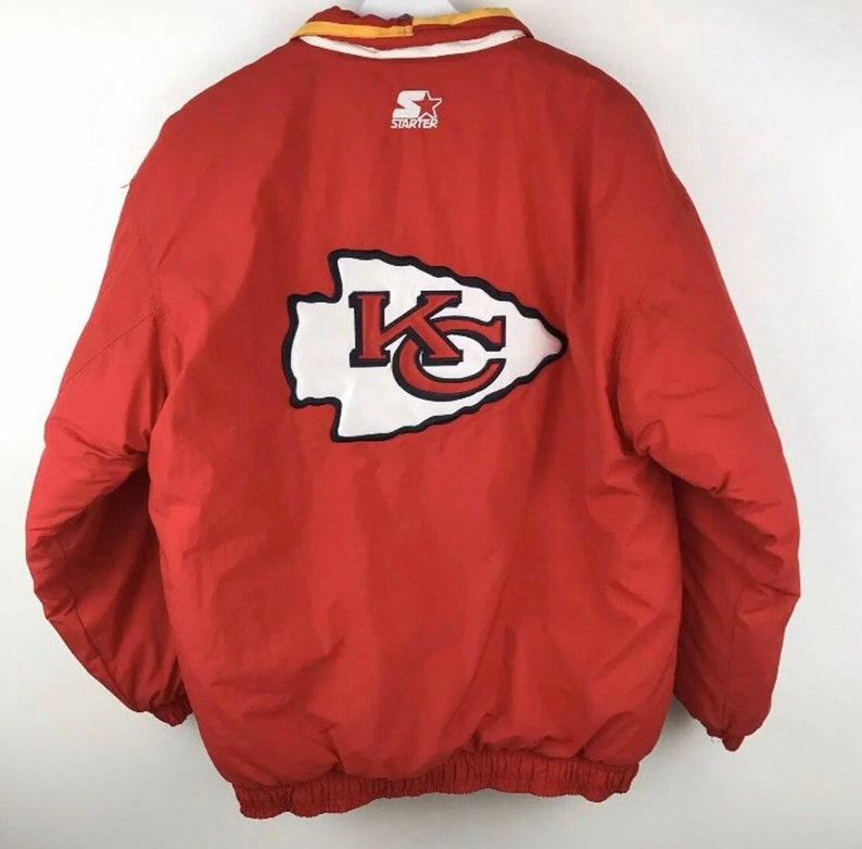 Vintage Kansas City Chiefs Starter Men Small Red Jacket Etsy