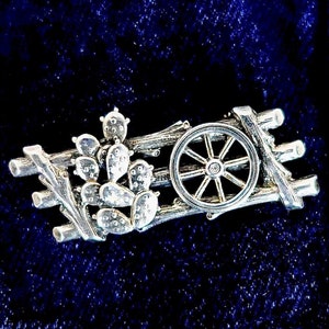 Sterling Silver Cactus Pin / Vintage 1950&#39;s by BEAU Beaucraft