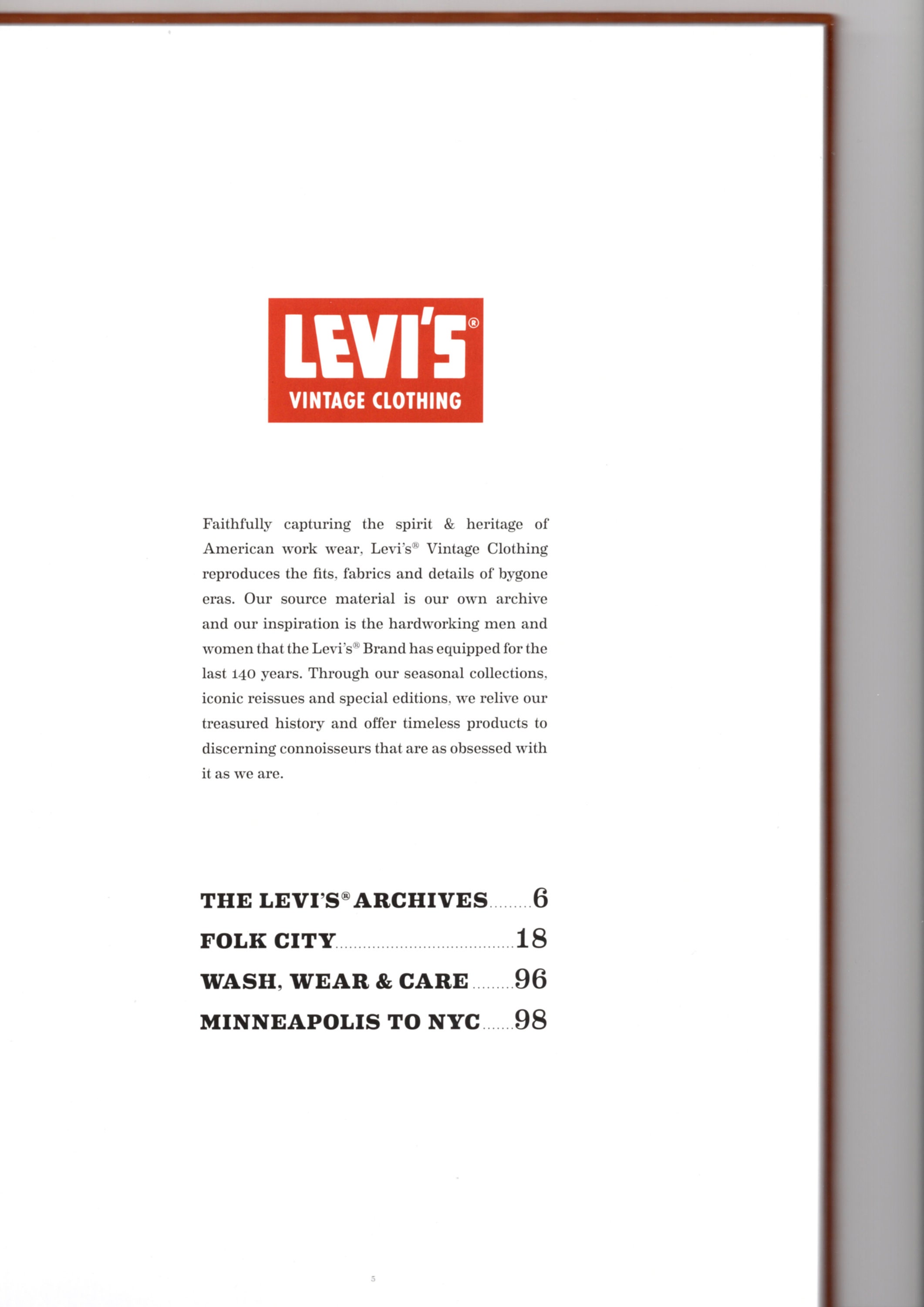 LEVI'S Vintage Clothing Catalog - Archive Retro Lookbook 2019 - Etsy