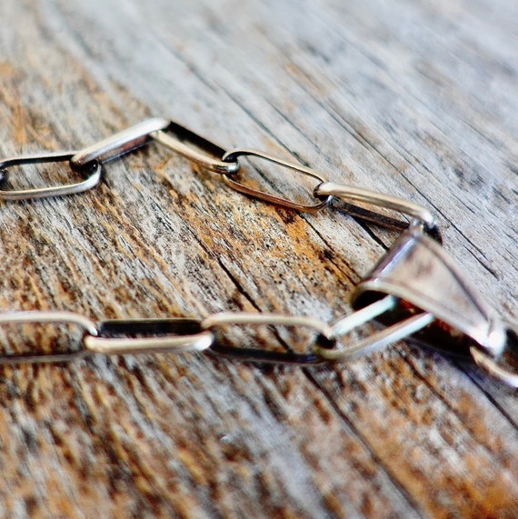 Cowboy Necklace on Navajo Link Paperclip Chain / … - image 6