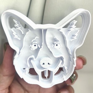 Corgi Cookie Cutter | Dog Treat Stamp | Kawaii Dog Cookie Mold for Baking, Dog Mom gift, Pet cookie stamp cutter, Dog Birthday Decor