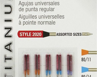 New Best Price! Singer Titanium Universal Regular Point Machine Needles for Woven Fabric, Assorted Sizes, 10-Pack - FAST SHIPPING!