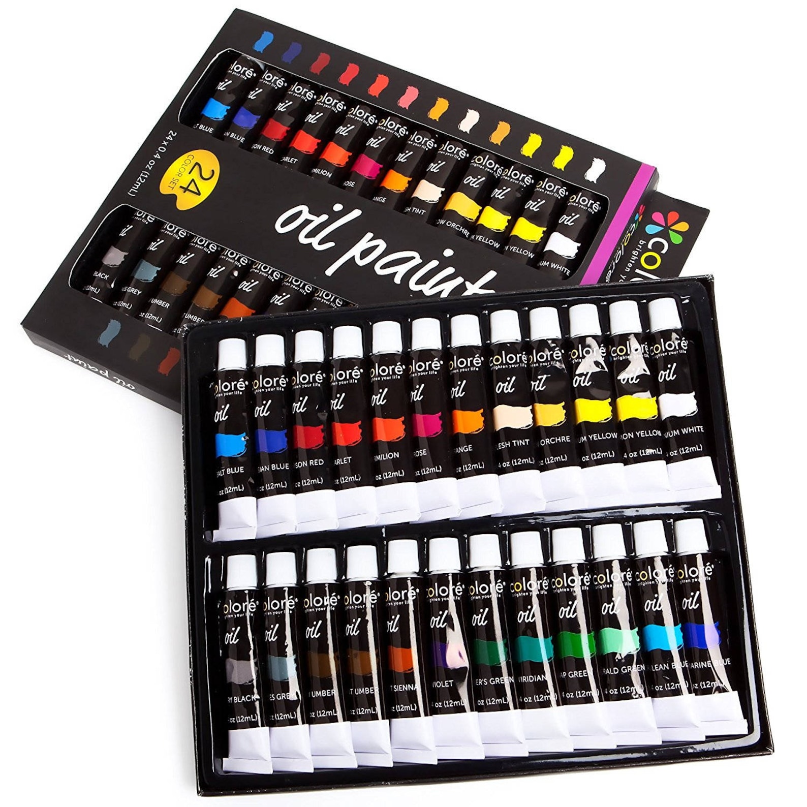 NEW Best Price Colore Oil Paint Set Set of 24 FAST Etsy