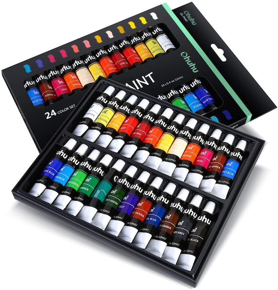 NEW Best Price Oil Paint Set, 24 Oil-based Colors, Artists Paints