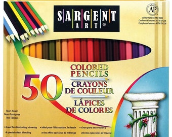 NEW Best Price! Sargent Art 22-7251 Colored Pencils, Pack of 50, Assorted Colors - FAST SHIPPING!!!