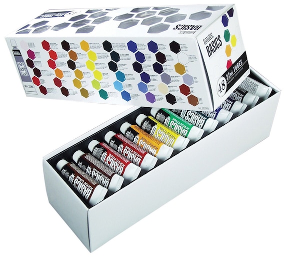 Liquitex Basics Acrylic Paint Tubes - 6 Colors 