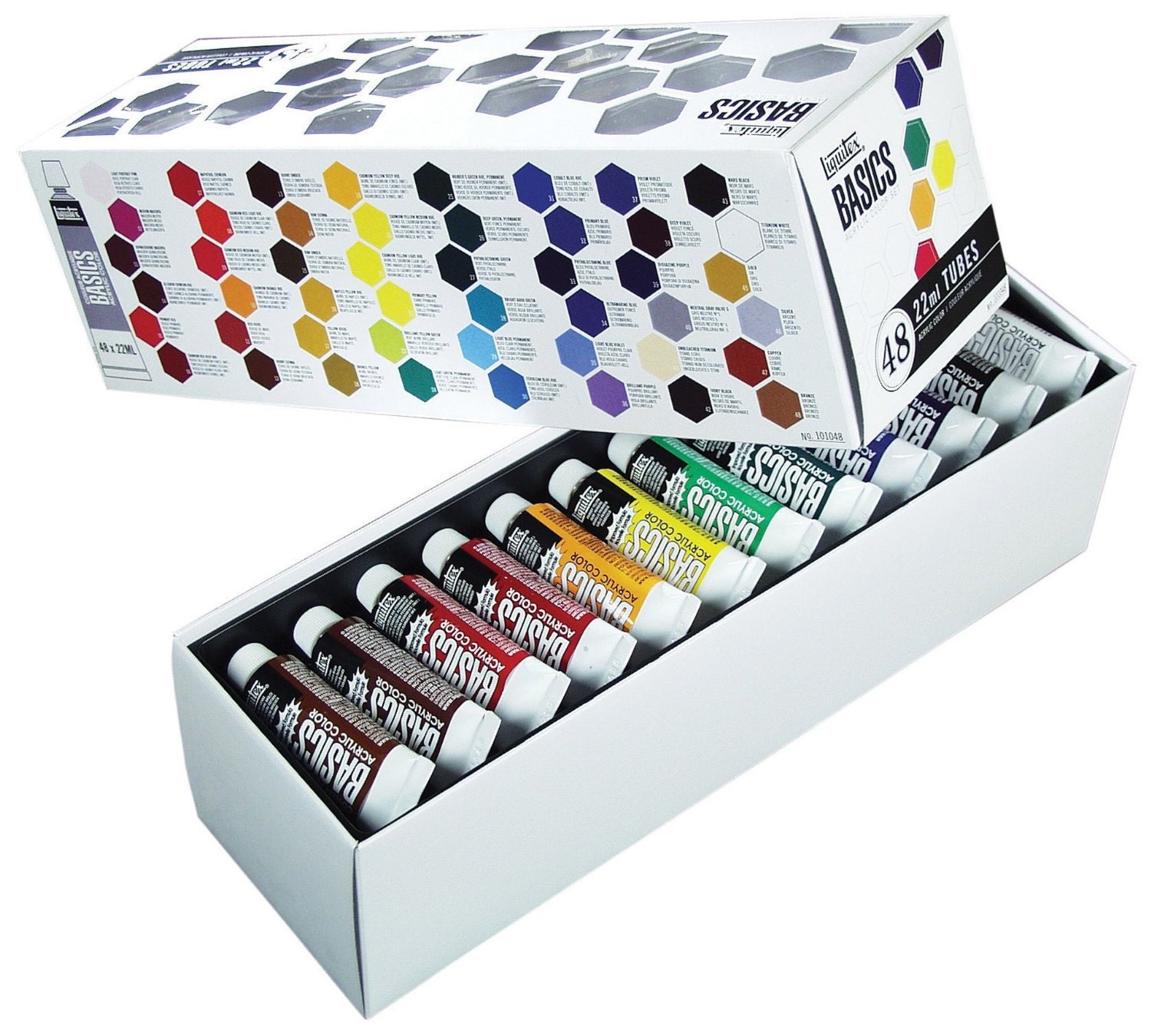 NEW Best Price Liquitex Basics Acrylic Paint Tube 48piece Set FAST