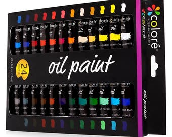 NEW Best Price! Colore Oil Paint Set (Set of 24) - FAST SHIPPING!!!