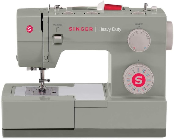 Singer 4452 Heavy Duty Sewing Machine: 32 Stitches, Metal Frame, Needle Threader & Accessories