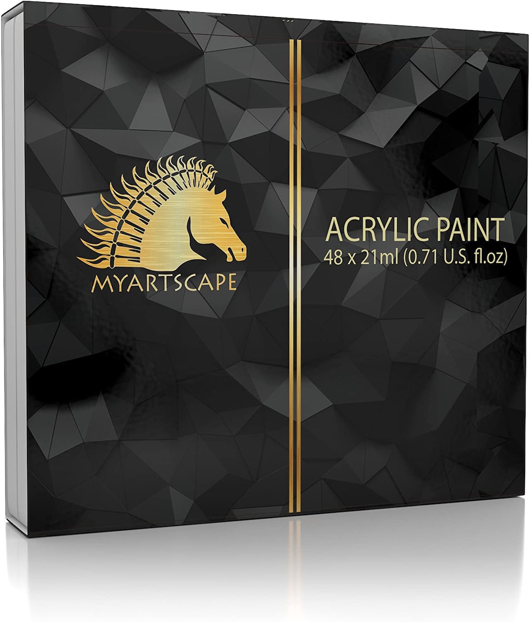 NEW Best Price Acrylic Paint Set 48 X 21ml Tubes Artist Quality Art