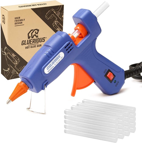 Mini Glue Gun for Arts Crafts Hot Glue Guns for Kids Hot Melt Arts Craft  DIY Glue Gun for Crafts School DIY Arts Home Quick Repairs, Blue