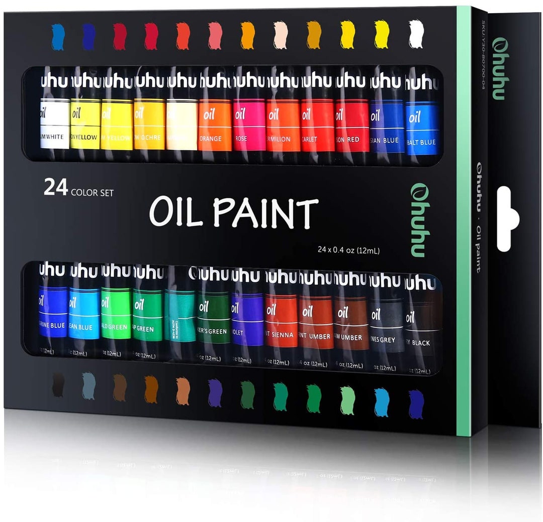 NEW Best Price Oil Paint Set, 24 Oilbased Colors, Artists Paints Oil