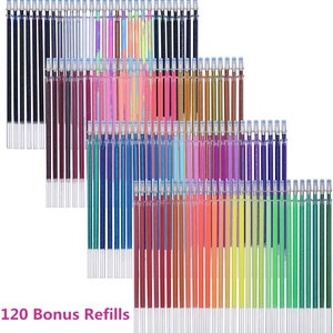 NEW Best Price Tanmit 240 Gel Pens Set 120 Colored Gel Pen plus 120 Refills for Adults Coloring Books Drawing Art Markers FAST SHIPPING image 3