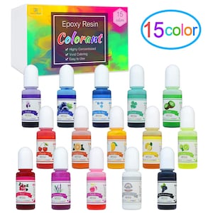 NEW Best Price 15 Colors Epoxy Resin Pigment Translucent image 1