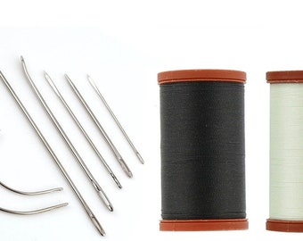 NEW Best Price! Upholstery Repair Kit! Coats & Clark Extra Strong Upholstery Thread Spool, 1 Black Spool (150-Yards) Includes 7 Needles