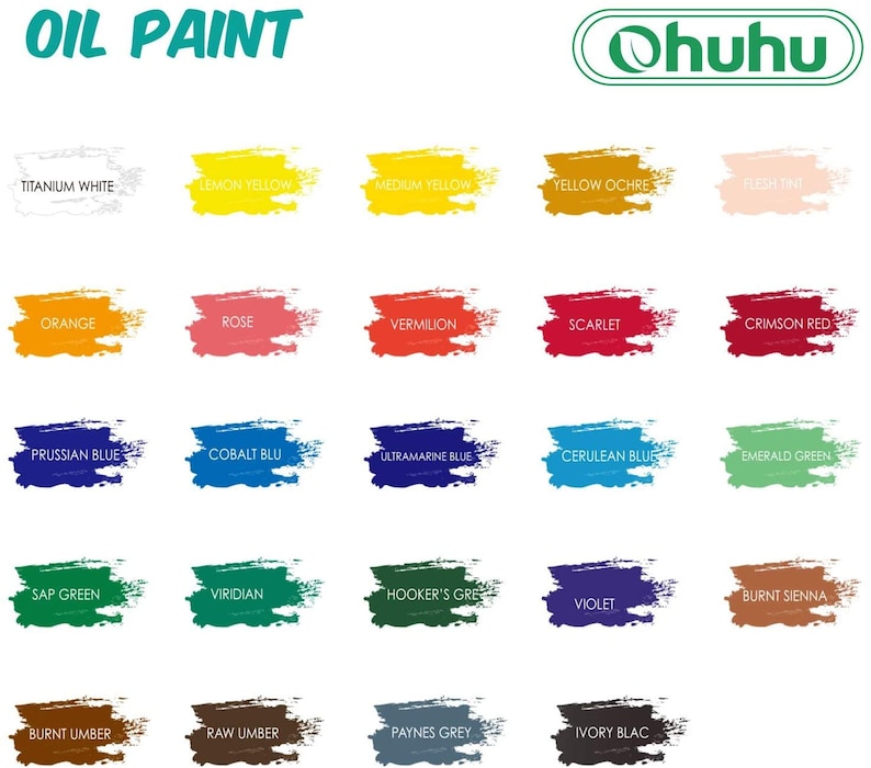NEW Best Price Oil Paint Set, 24 Oilbased Colors, Artists Paints Oil
