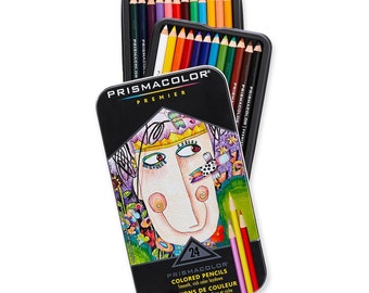 Prismacolor Premier Soft Core Colored Pencils Set - 24 Pack for Professional Artists & Hobbyists