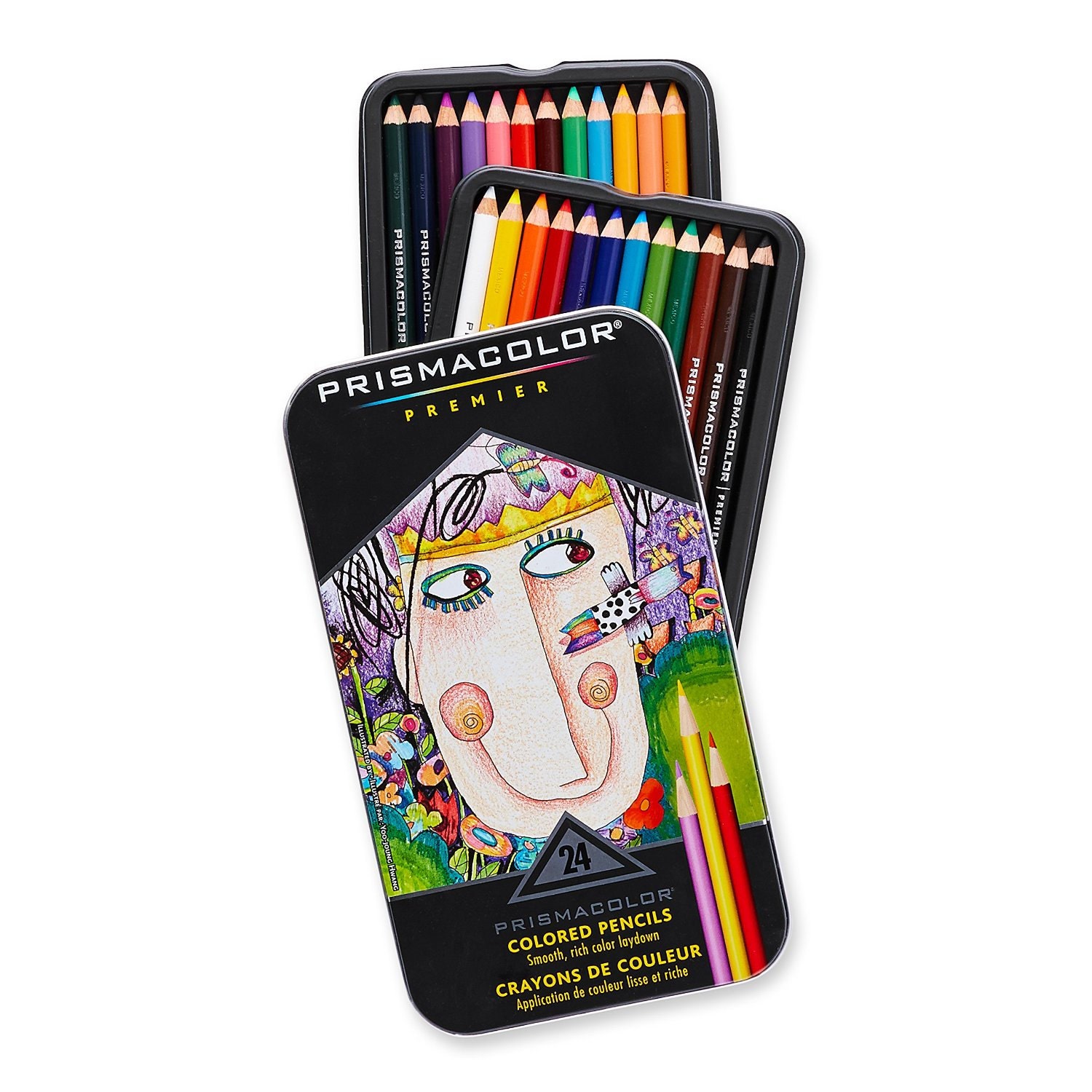 1 Pack 150 color Prismacolor Premier Soft Core Colored Pencils 150 count  Sanford Prismacolor Premier Soft Core Colored Pencils