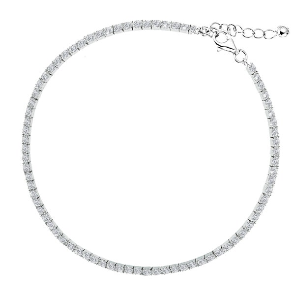 Cubic Zirconia Ankle Bracelet Etsy