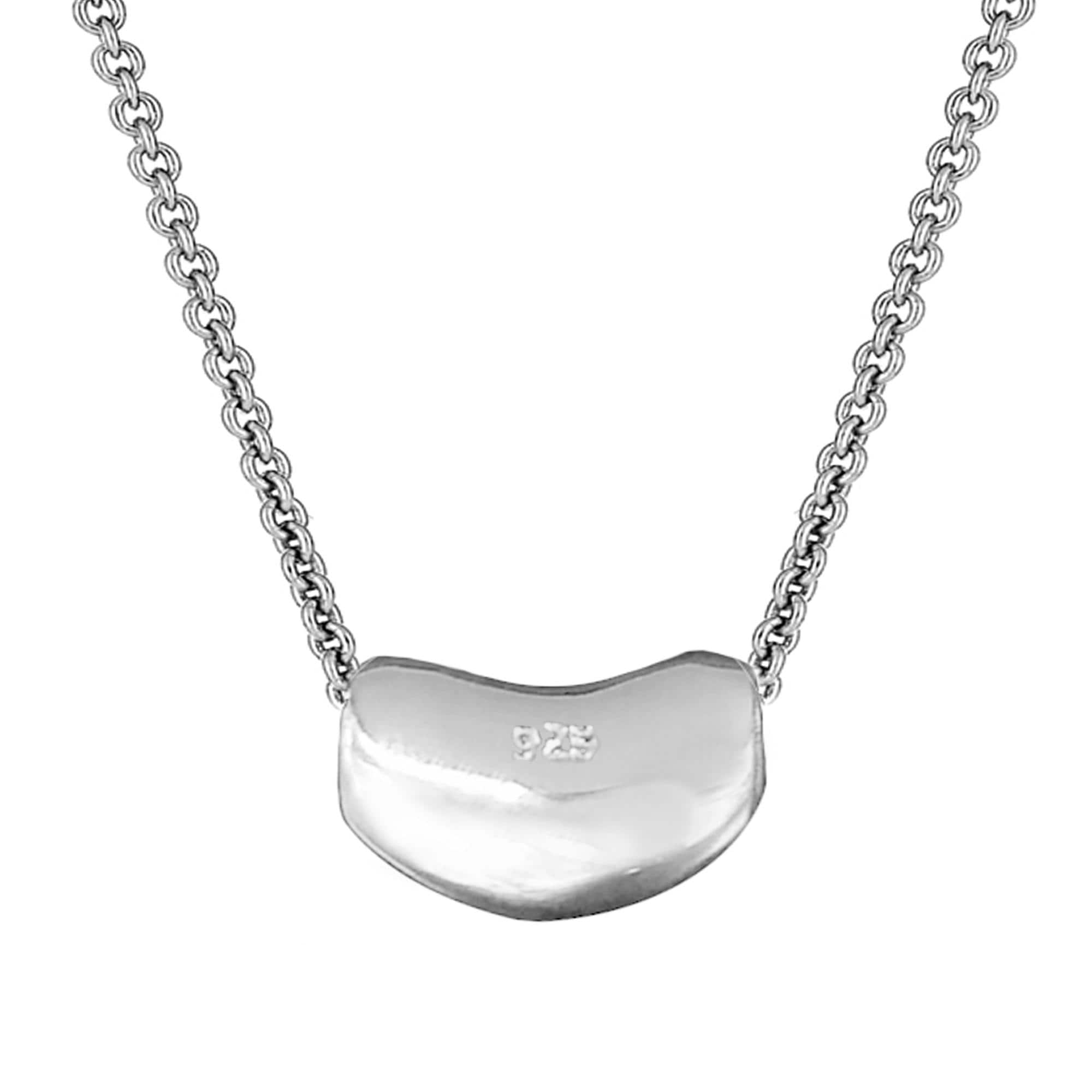 【Hei】(silver925) kidney bean necklace☆送料関税込 Hei】(silver925) kidney bean necklace☆送料関税込 (Hei