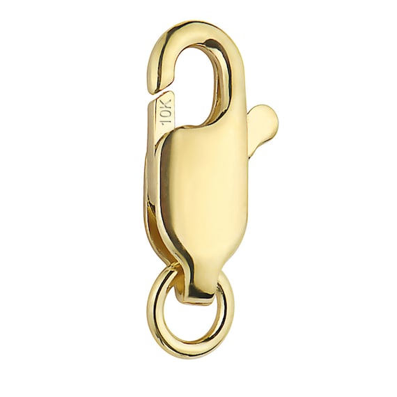 10K Solid Yellow Gold Lobster Lock Clasp DIY Replacement Lock Etsy Canada
