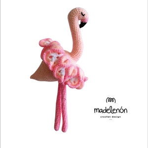 Madelenon crochet pattern &quot;Maia&quot; flamingo dancer