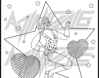 Fabulosa página para colorear Drag Queen