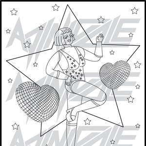 Fabulous Drag Queen Coloring Page