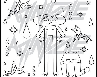 Harto Página Para Colorear