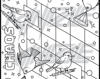 CAOS Dibujo para colorear