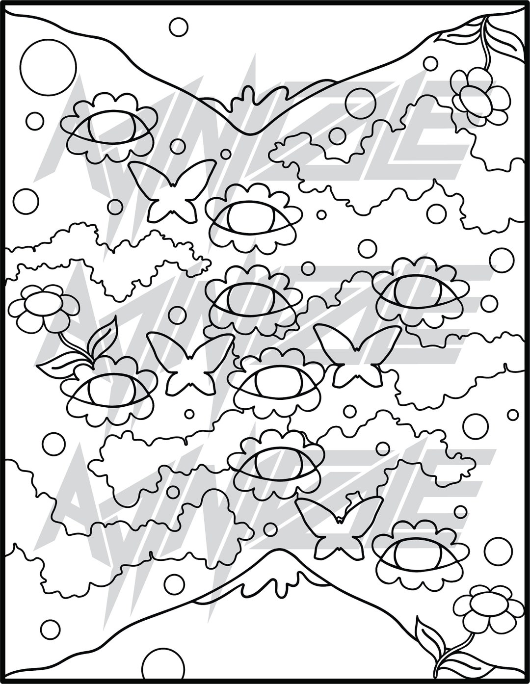 Patterns Coloring Page - Etsy