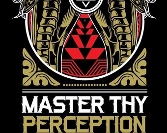 Domina tu percepción Cobra Sri Yantra tee