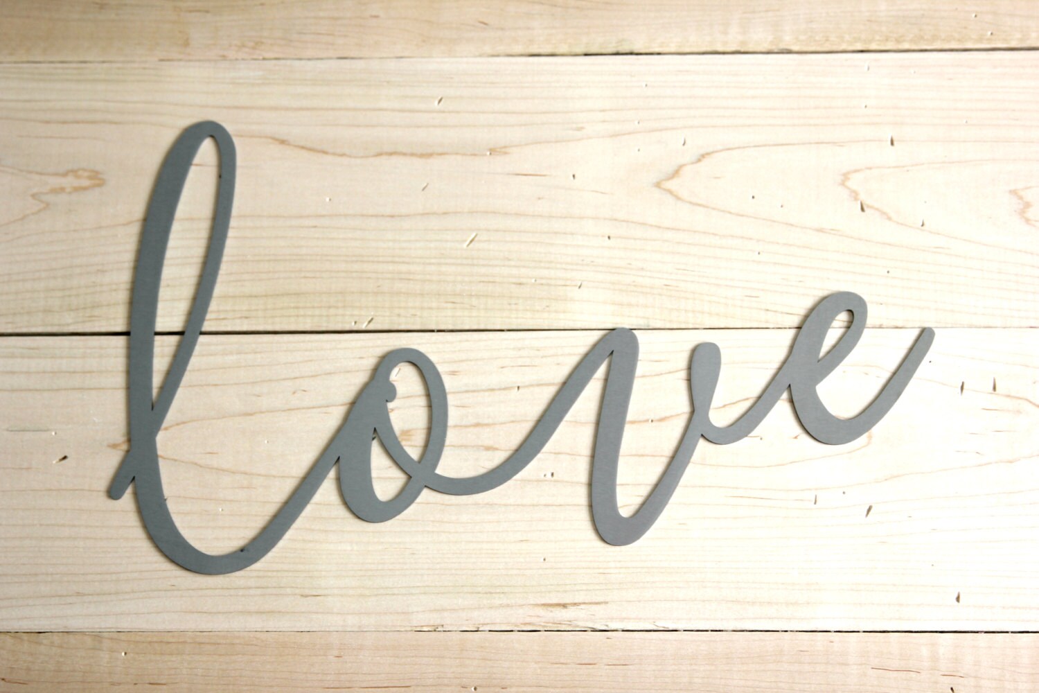 Metal Sign Inverted Love Sign Etsy